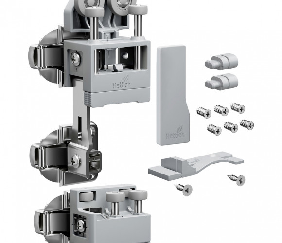 9339352 Комплект фурнитуры WingLine L 2024, heavy, с самозакрыванием, серый, левый