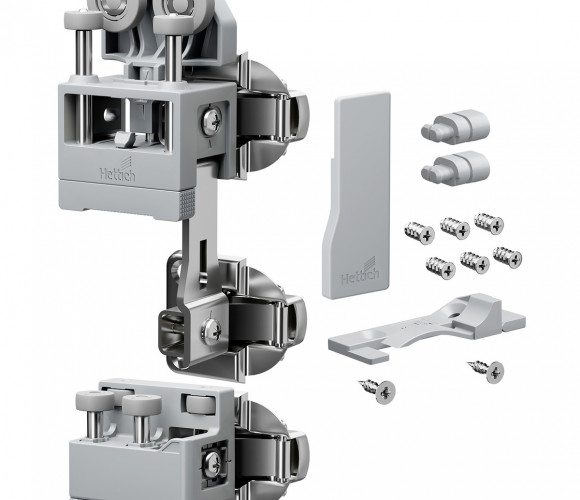 9339344 Комплект фурнитуры WingLine L 2024, heavy, с самозакрыванием, серый, правый