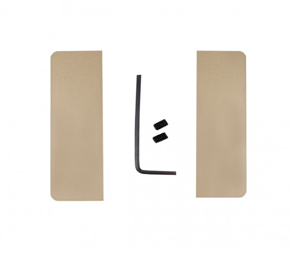 Заглушки закр. для горизонт. профиля GOLA BALANCE " C" Сатиновое золото   RZ050.04SG   БОЯРД