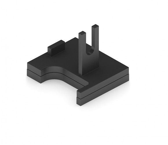 АРИСТО Опора нижняя левая 4СКЛ, черный   FF0009