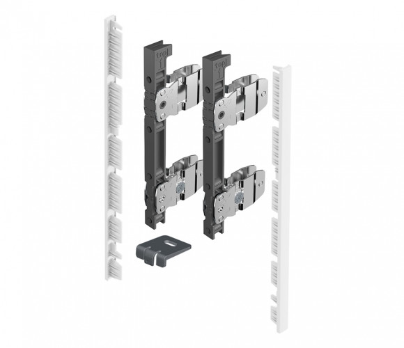 9257617 КОМПЛЕКТ СОЕДИНИТЕЛЕЙ ПЕРЕДНЕЙ ПАНЕЛИ ВНУТР. ЯЩИКА AVANTECH YOU,H187,БЕЛЫЙ