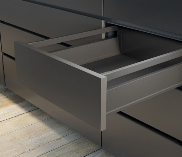 Ящик GTV Модерн Бокс PRO L-350, средний H-135мм, Антрацит   PB-MBPRO-KPL350B