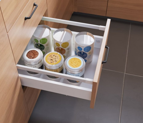 Ящик GTV Модерн Бокс PRO L-400, высокий H-199мм, Белый   PB-MBPRO-KPL400C1