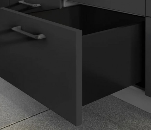 Ящик GTV AXIS PRO L-500, высокий H-200мм, Черный   PB-AXISPRO-KPL500D2