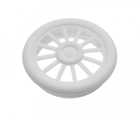 Решетка вентиляционная белая D-40 мм.