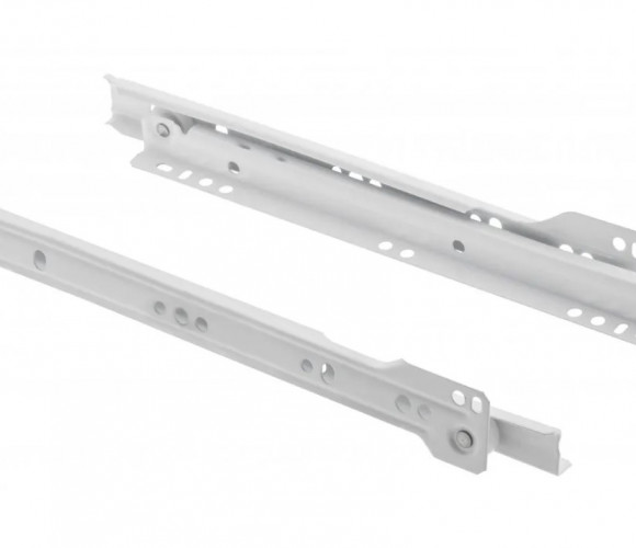 Направляющие роликовые 500 мм белые   PR-0B-500-10
