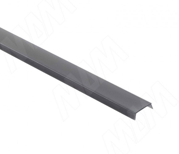 Рассеиватель черный матовый для профиля FM1/F SM6 GL3 L3000 LSPA-DIF1.1/F-BL-3 (плоский)