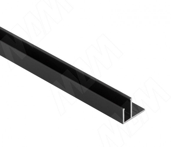 Профиль SМ8 накладной, для ленты FLEX,черный, 16х8,5мм,L-3000 LSP-SM8-ALU-3000-BL