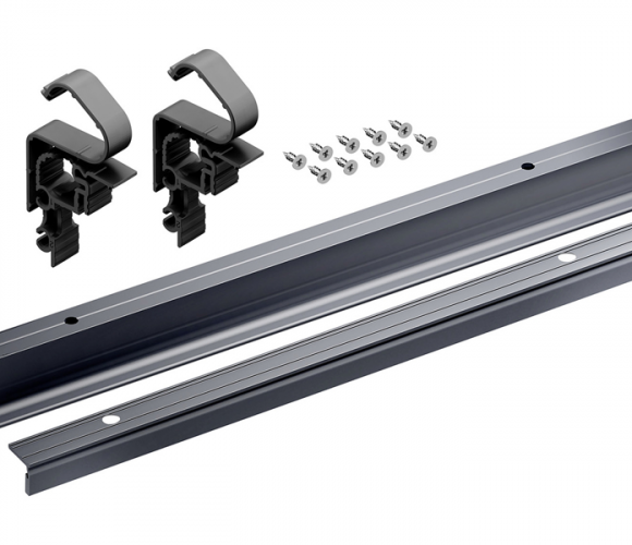 9339502 Комплект профилей WingLine L 2024, с перфорацией, L1200 мм, алюминий, антрацит