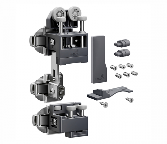 9339356 Комплект фурнитуры WingLine L 2024, heavy, с самозакрыванием, антрацит, левый