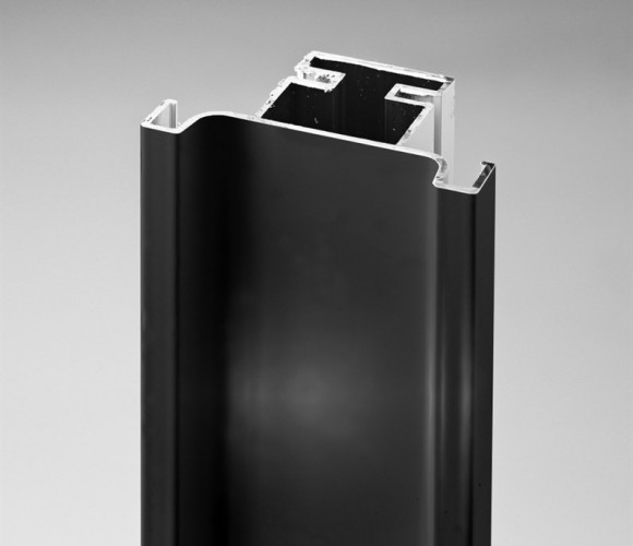 Профиль GOLA алюм. вертикальный С-образный, Черный, под 16мм, 3000 мм REHAU