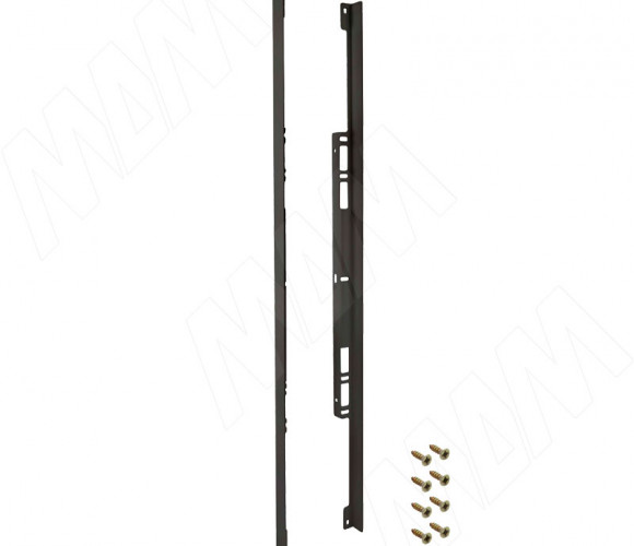 Термозащитный профиль для духового шкафа, черный, комп.2шт 2015.382.16