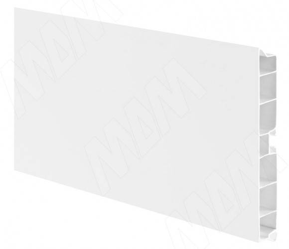 Цоколь пластиковый (высота 150, длина 4000 мм), белый 15.4801R 4M