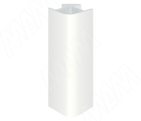 Уголок цоколя 90гр. универсальный (высота 150), белый 19.4801R.15