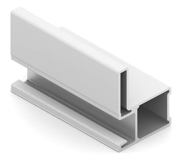 АРИСТО Профиль вертикальный l, 2700, белый матовый  AS0639