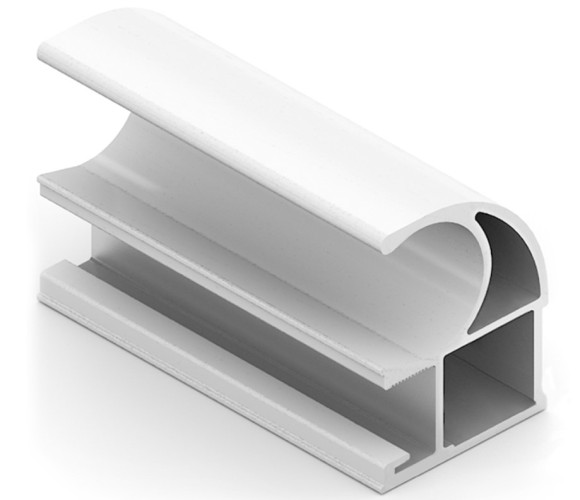 АРИСТО Профиль вертикальный C, 2700, белый матовый   AS0731