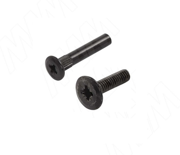 Стяжка межсекционная  M4х27, Черный,  арт.FTS M4x15 FL BL MP+арт.FTN М4х27 FL BL MP