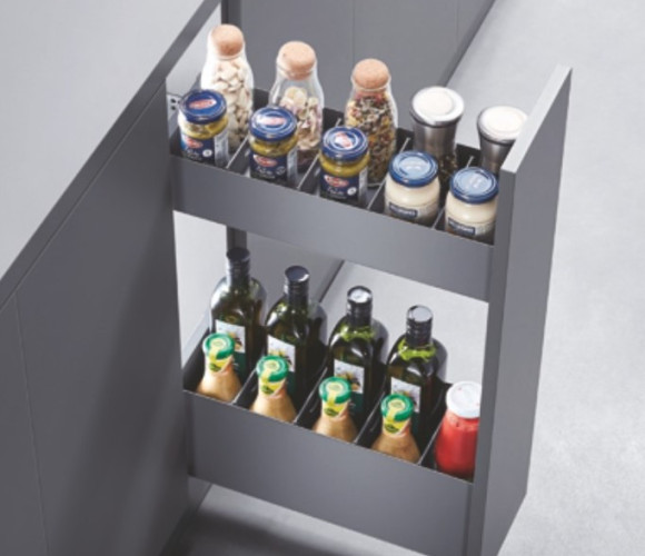 Cargo mini 200мм DTC PURE-PRO HK, бок.крепл. Лев.+ Пр., серая (HK450A200Z01,E30) 0021918