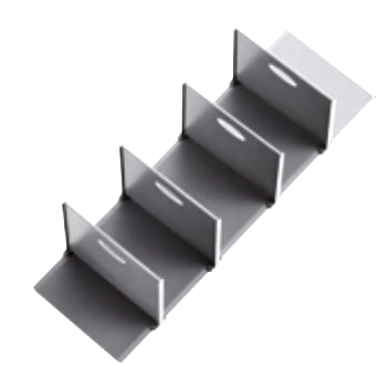 Делитель нижней полки бутылочниц  DTC PURE-PRO HQ KB=200мм, серый (НК10075450-135,Н11) 0021928