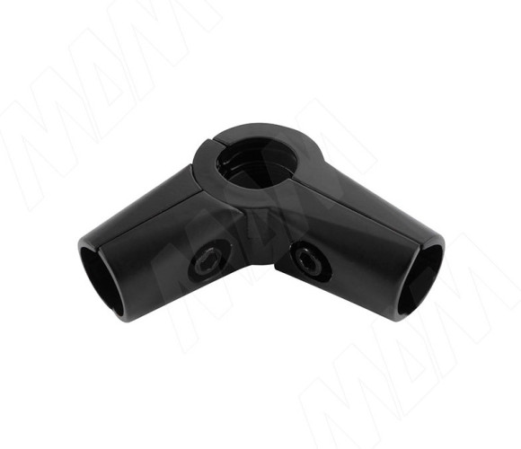 Соединитель перпендикулярный 3-х труб, поворотный, черный к/т 203.BL 03