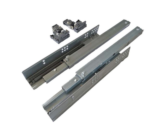 Направляющие скрыт. монт. DTC 500 30кг 3D, полного выдв. с дов.  (SD10500H+ODSD04-A) 0025235