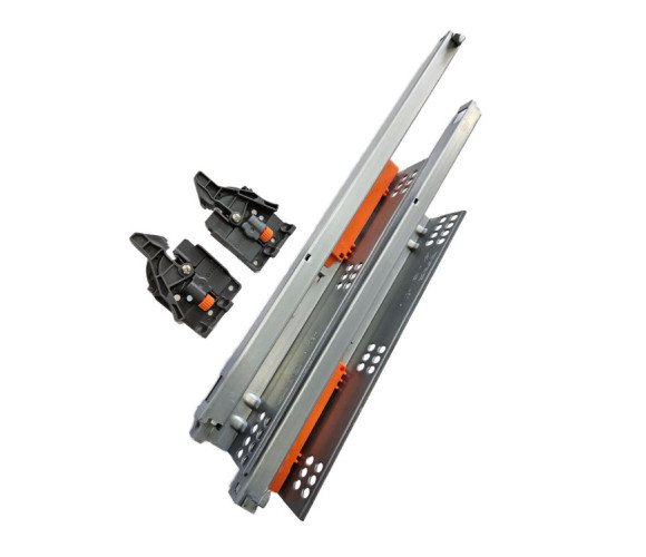 Направляющие скрыт. монт. DTC 250 25кг, част. выдв. с Push (GG10C250G+0GGLD01) 0021537