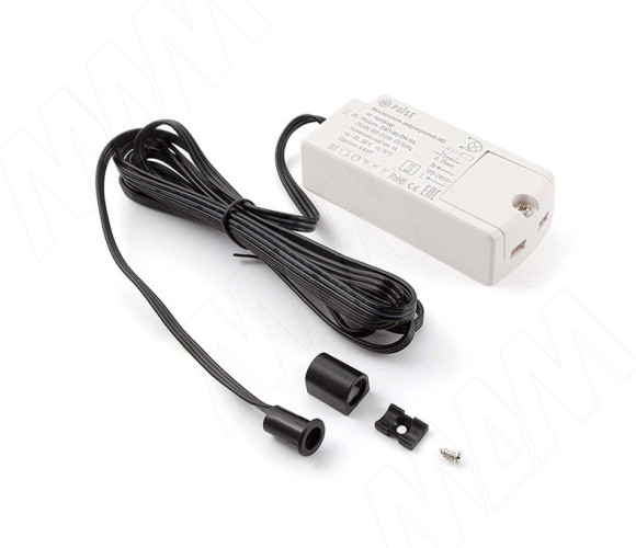 Выключатель инфракрасный (IR) на преграду, врезной, черный, 220V, 250W SW2-DS-FM-1BL